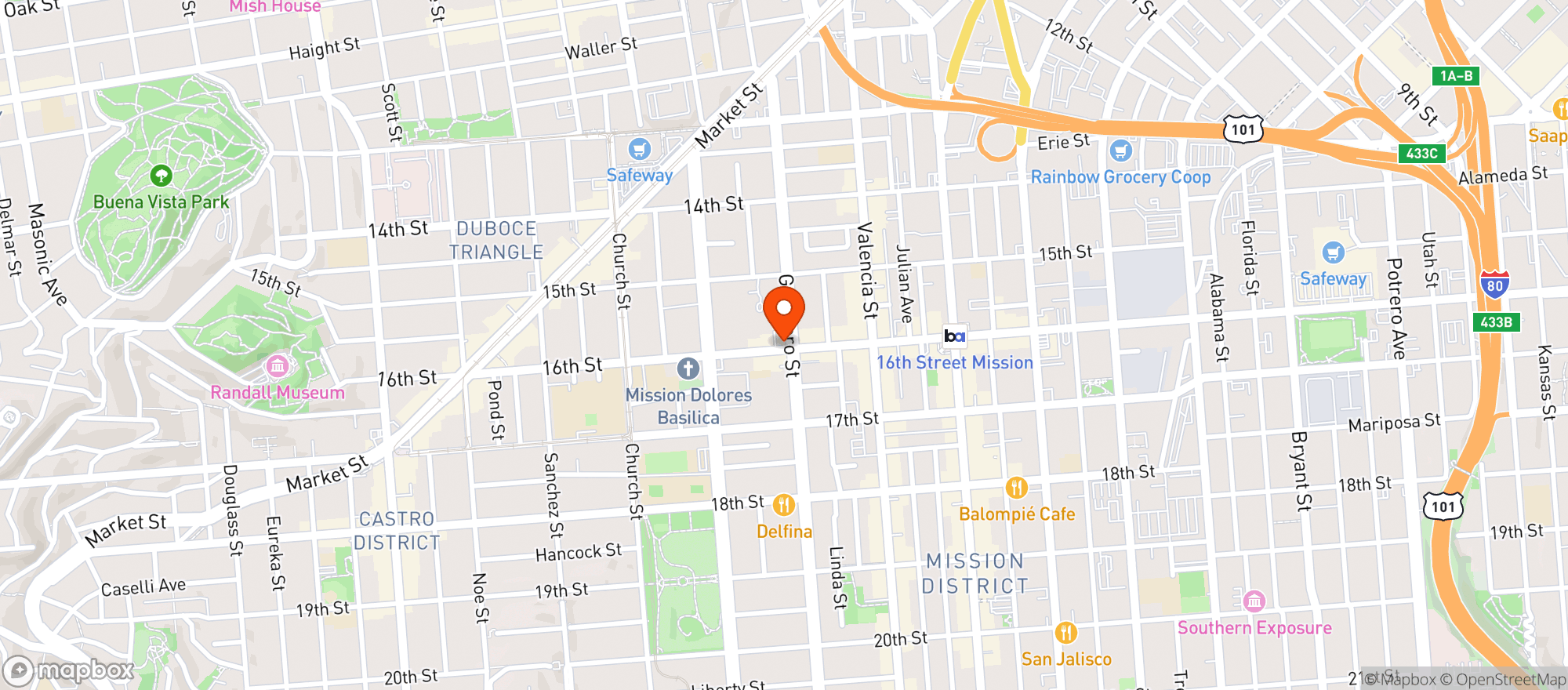 Map showing Elixir