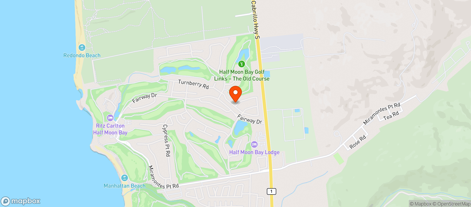 Map showing Mollie Stone's Markets - Mollie Stones Markets (San Bruno) - 00808005