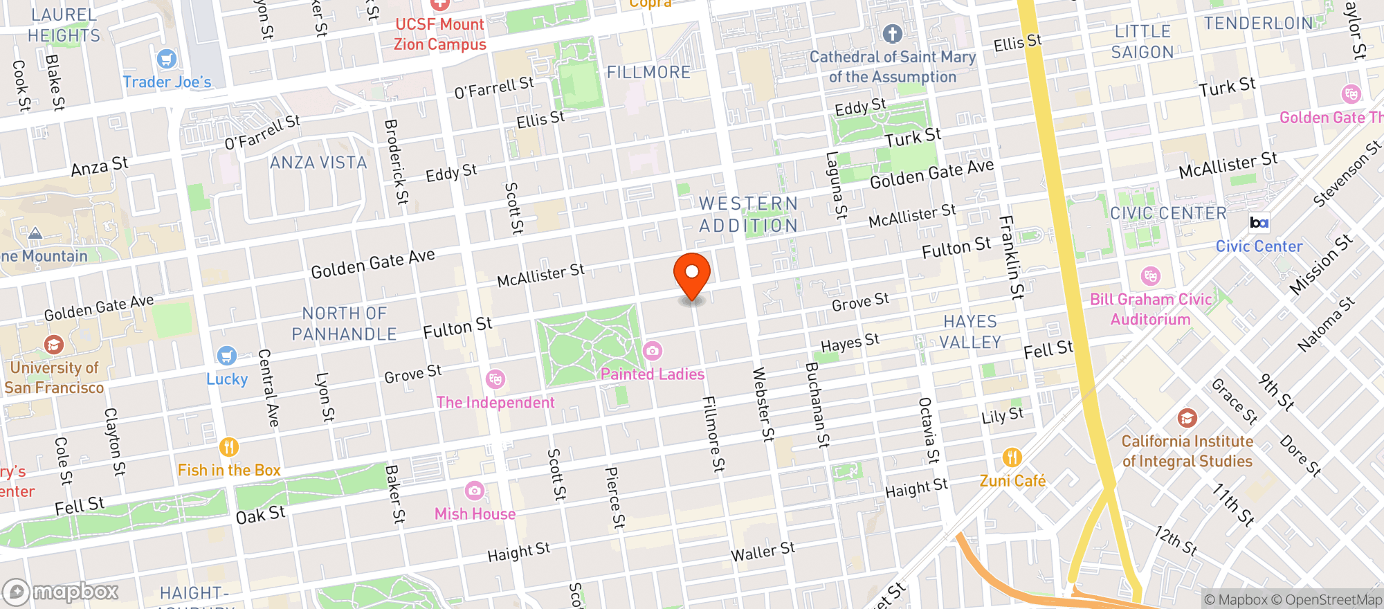 Map showing Cheers Market
