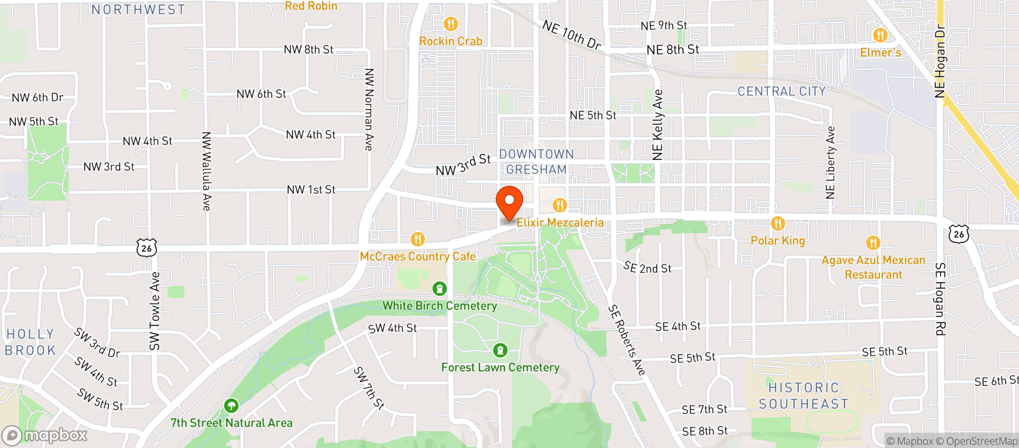 Map showing Ampm