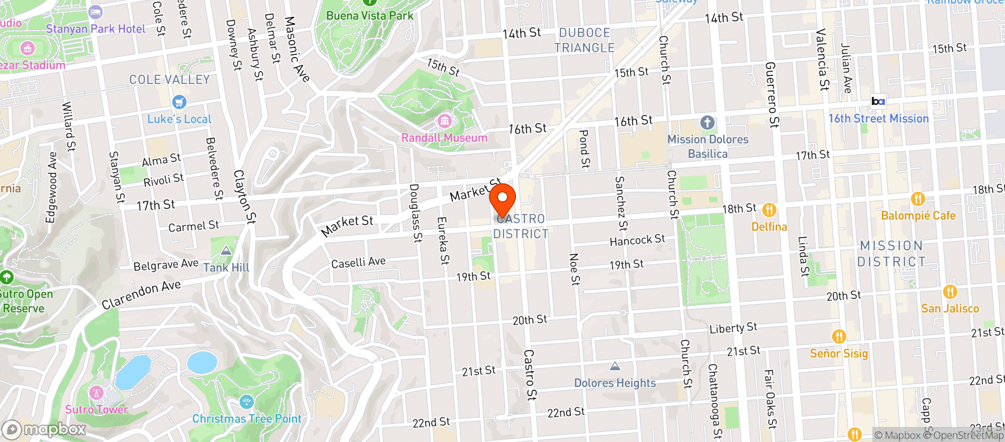 Map showing Bottle Bacchanal