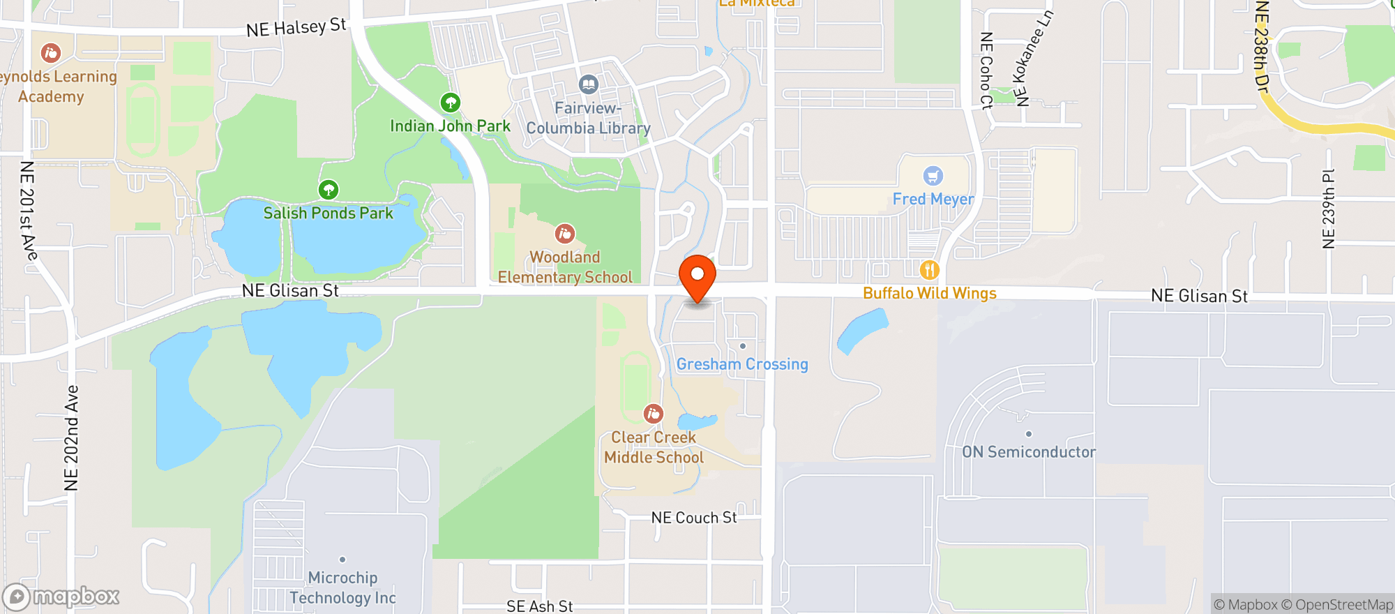 Map showing Gopuff #225