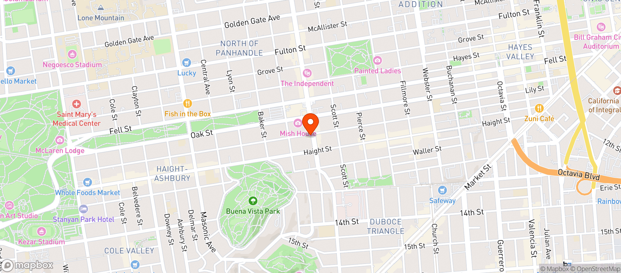 Map showing Gigis Wine Lounge