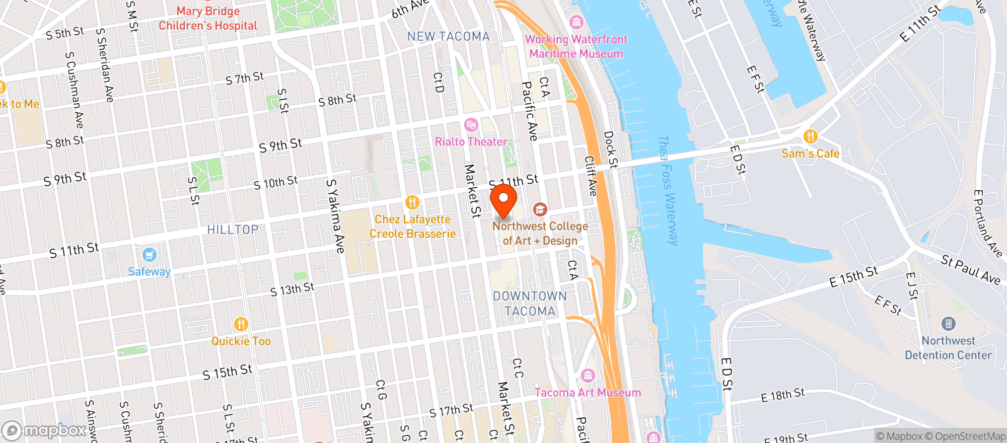 Map showing The Buried Bottle