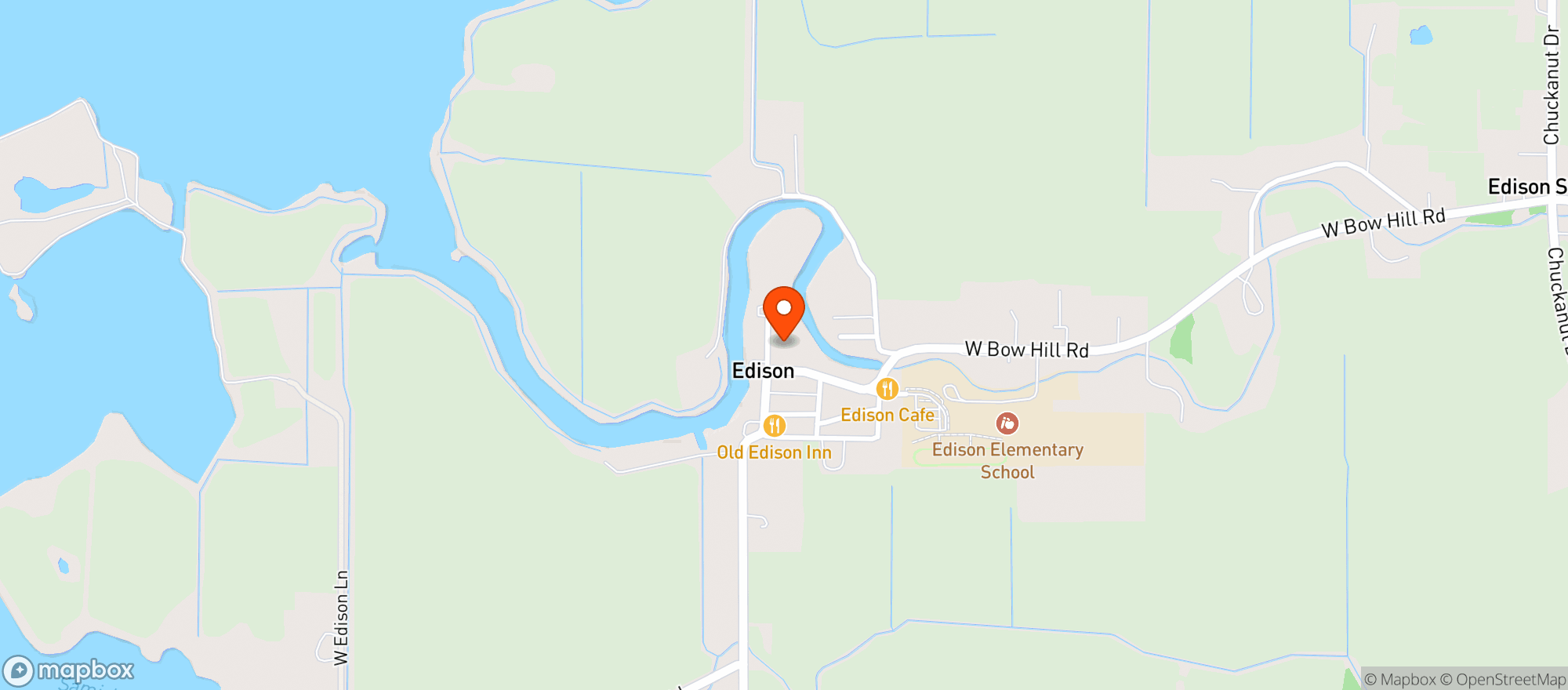 Map showing Slough Food