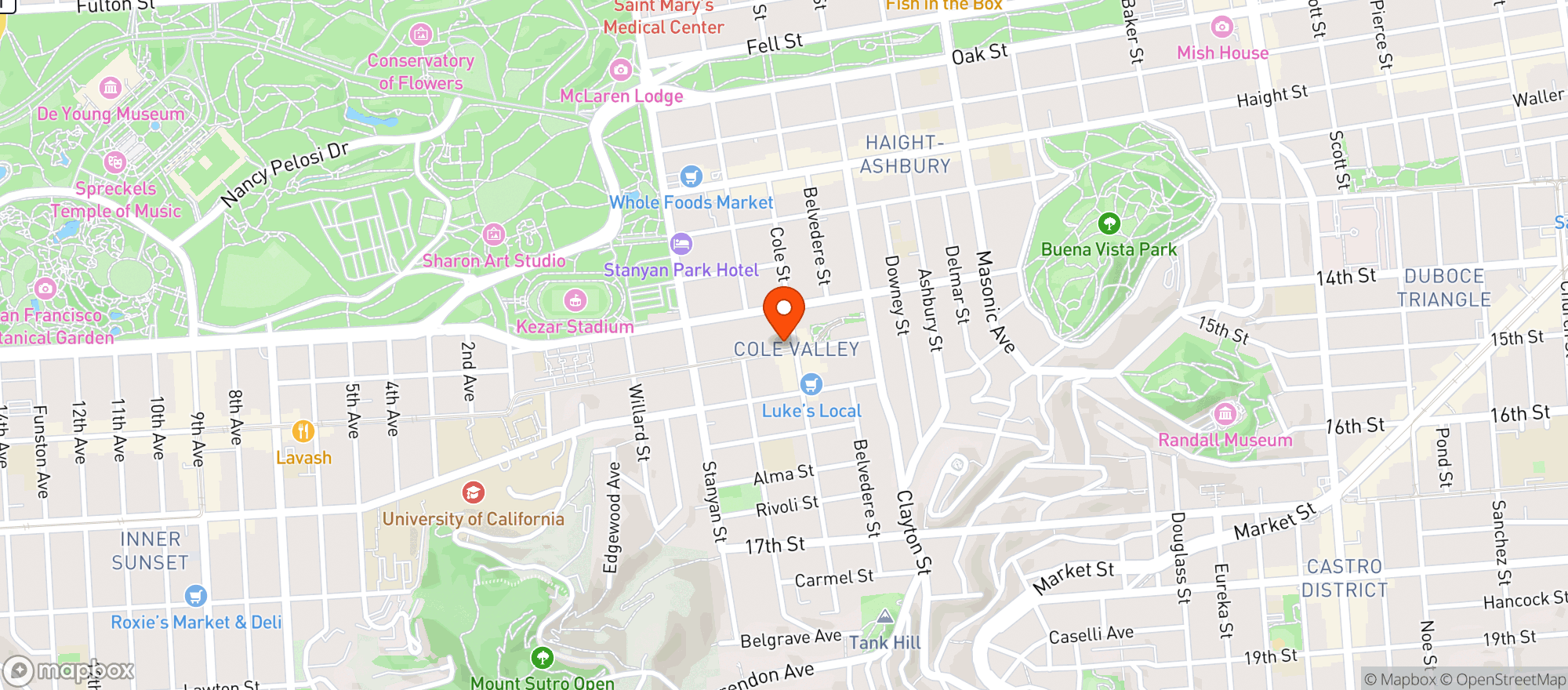 Map showing InoVino