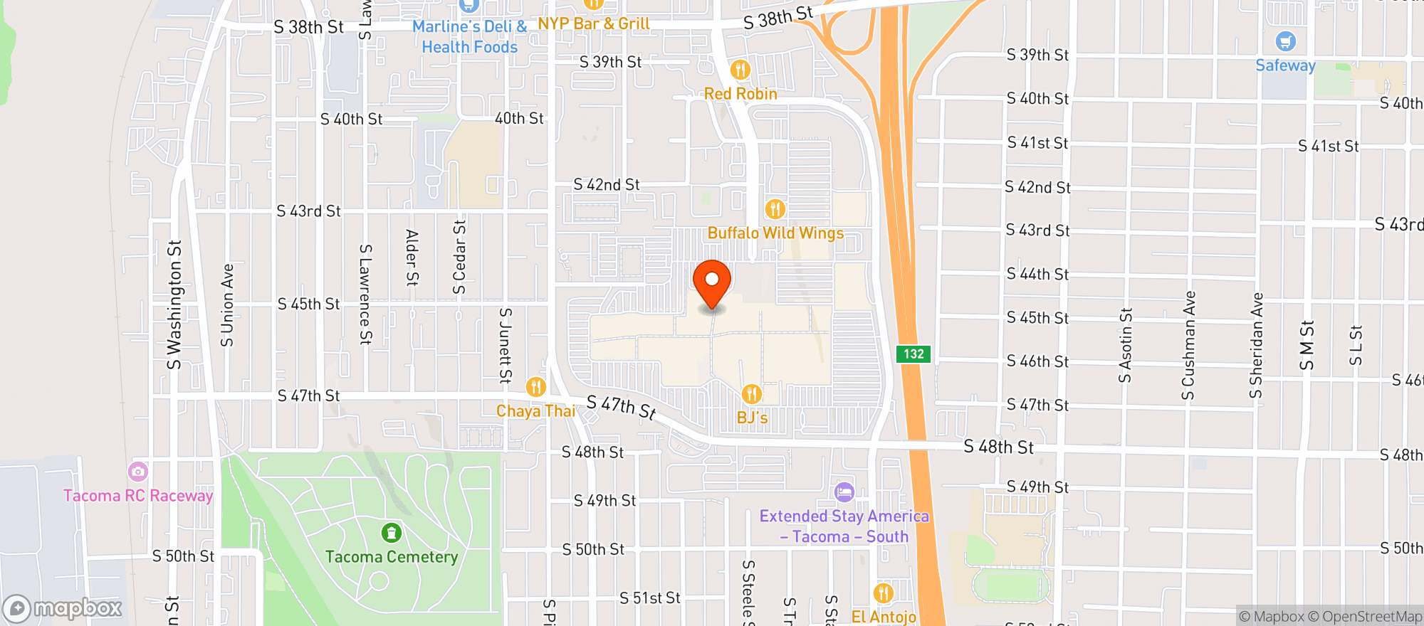Map showing Gnc