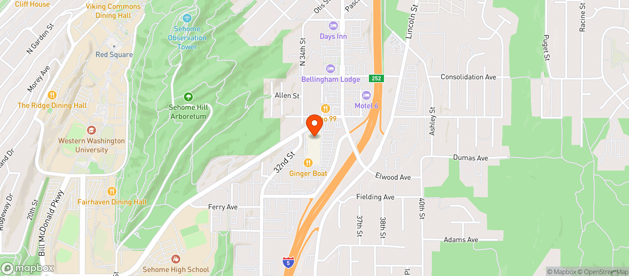 Map showing Haggen - 3449