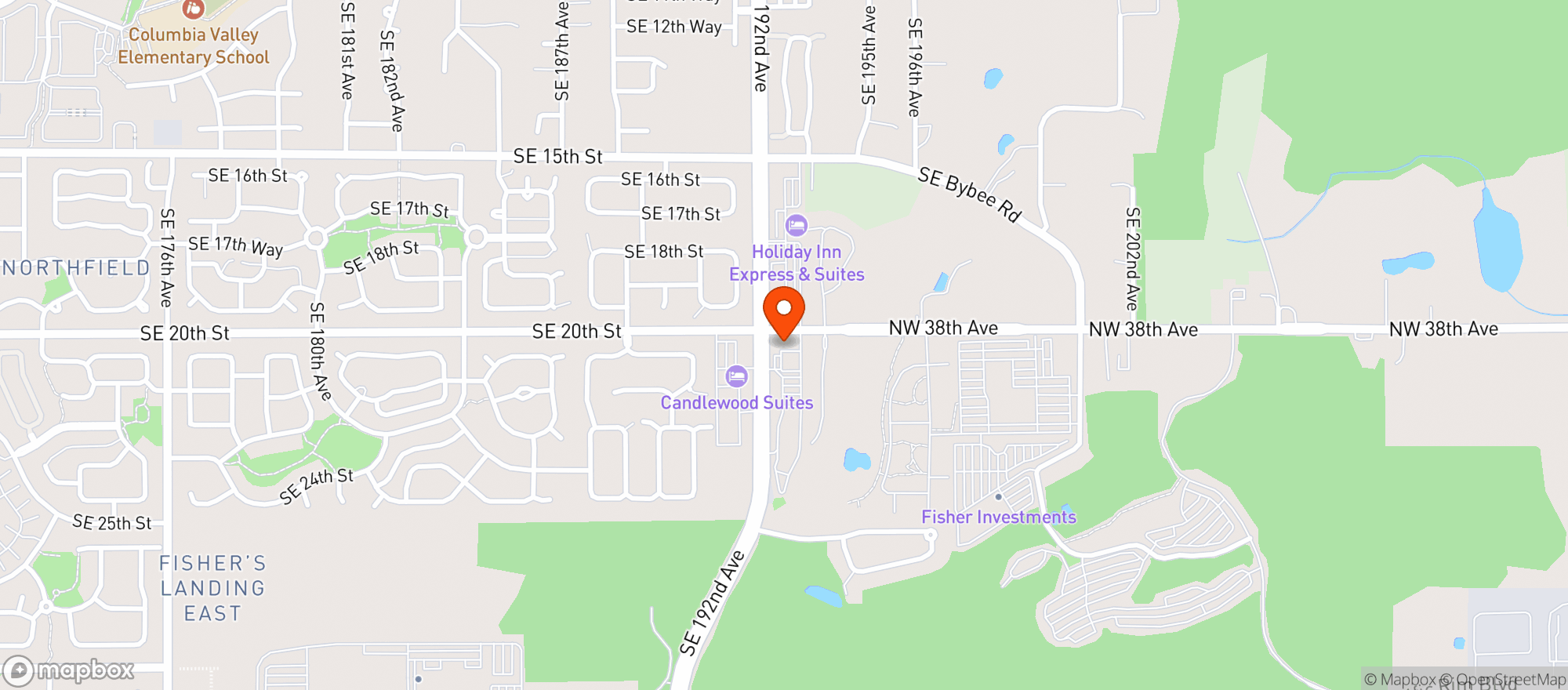 Map showing Wyld Pines Public House