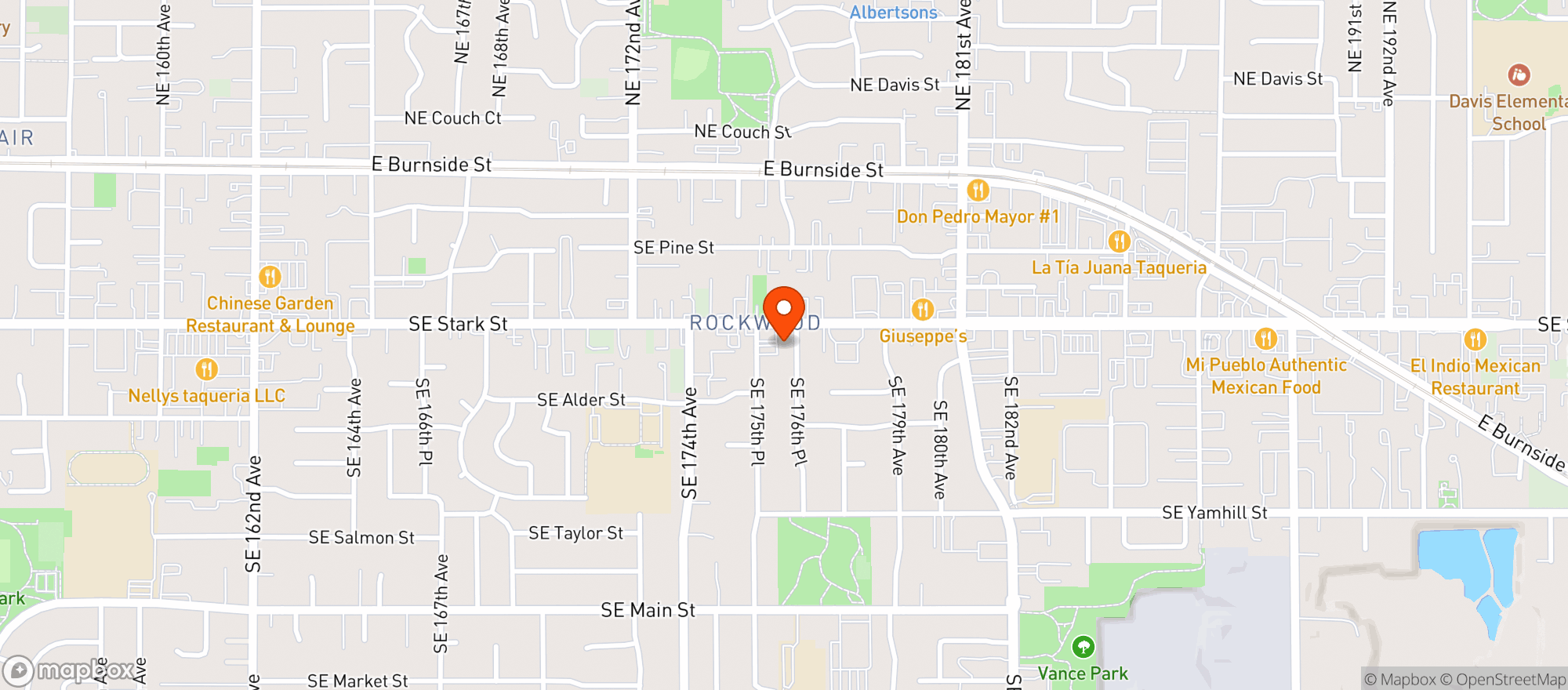 Map showing Cabaret II - Portland