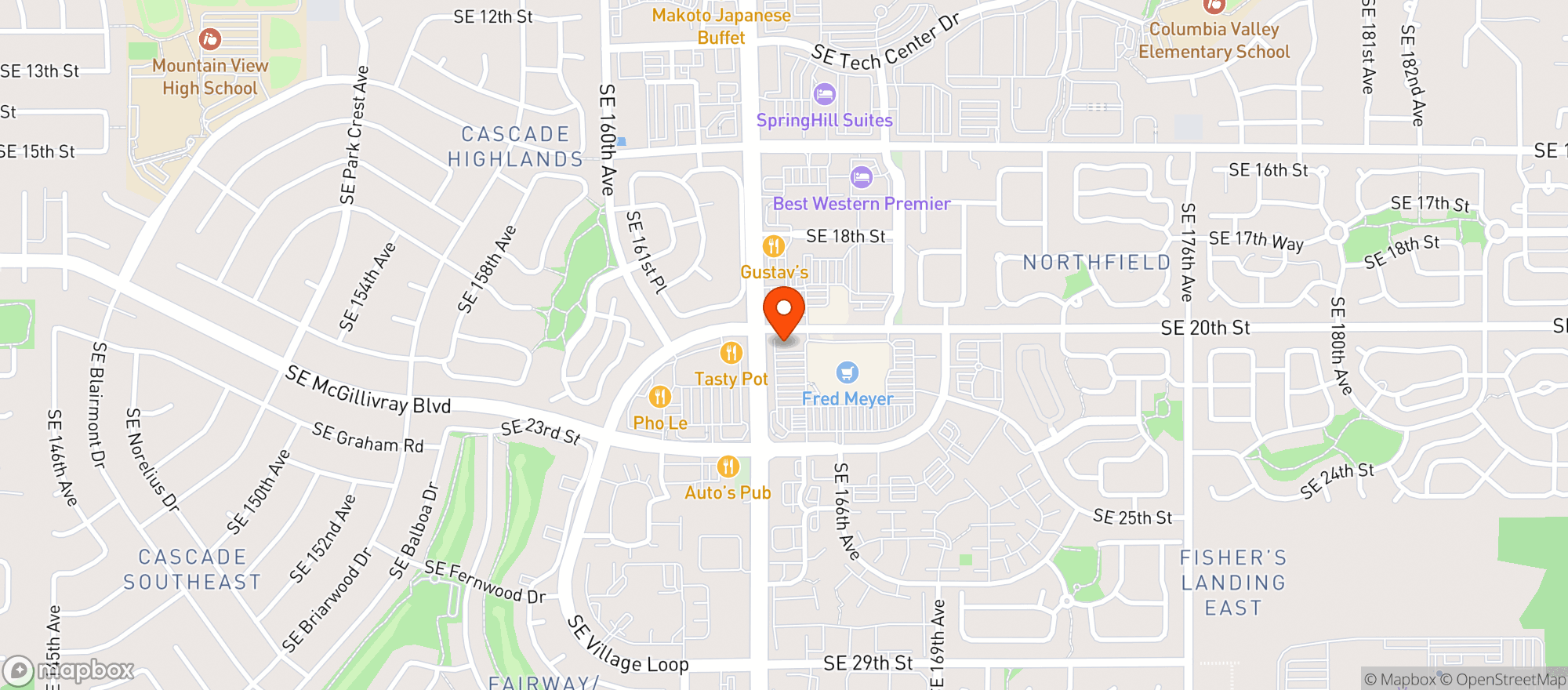 Map showing Gnc