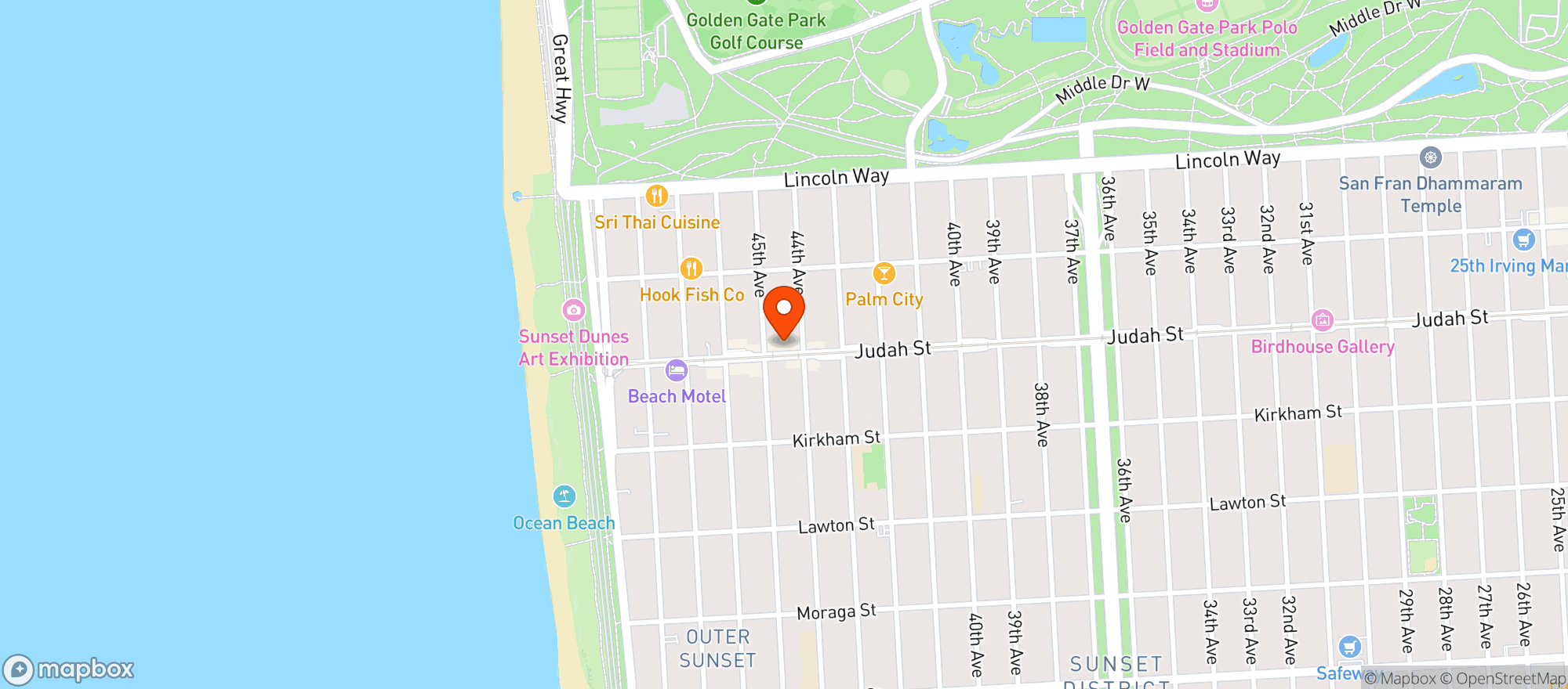 Map showing Other Avenues