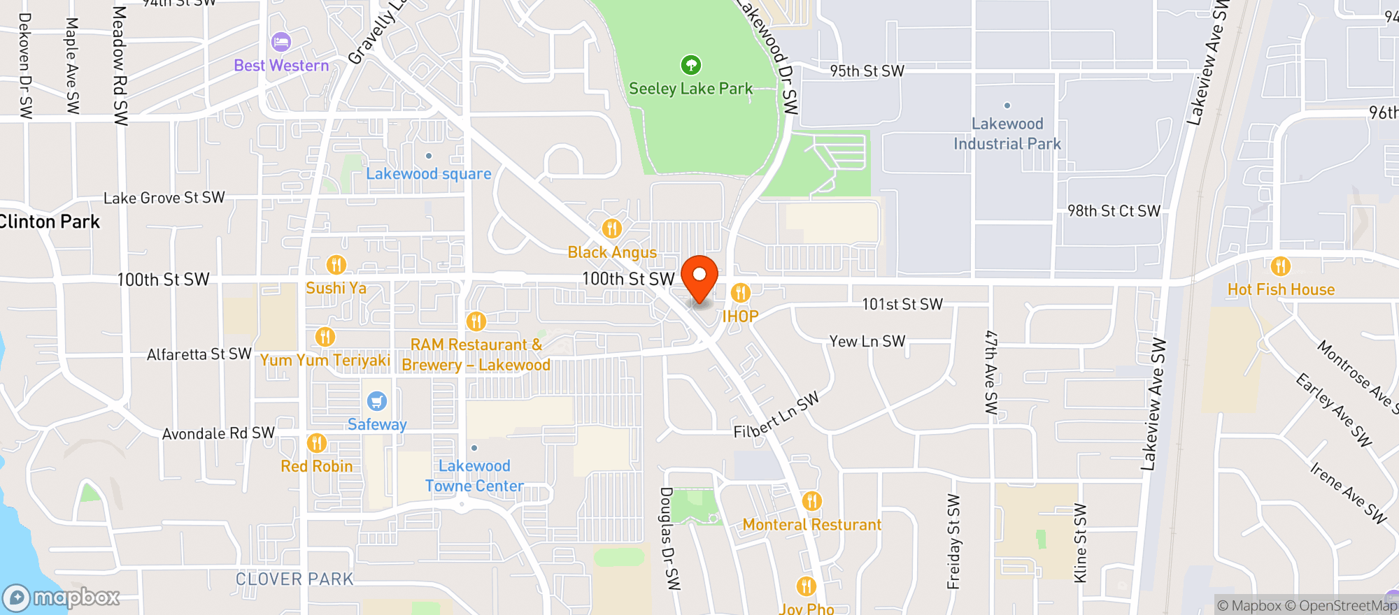 Map showing Vitamin Shoppe - Lakewood