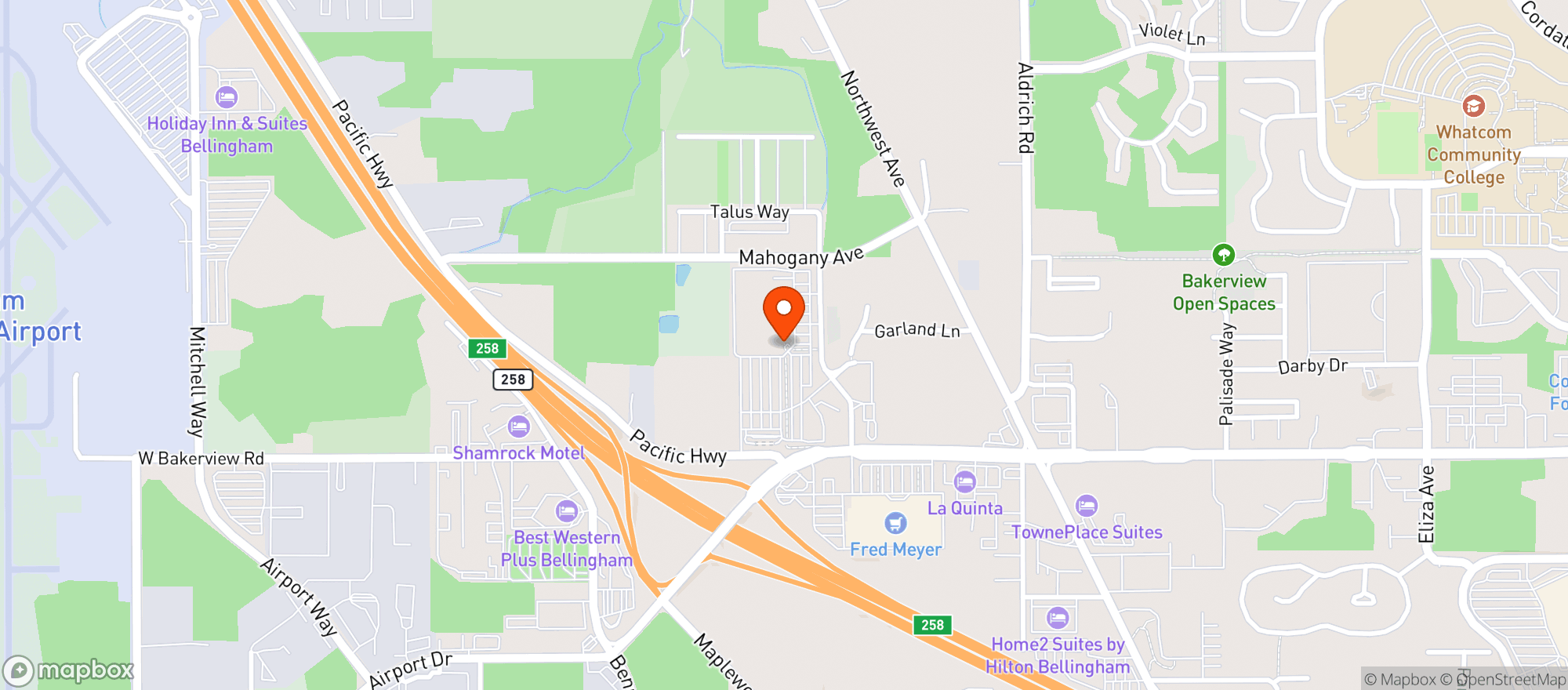 Map showing Costco 1216