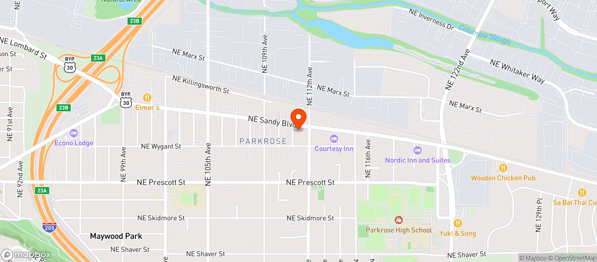 Map showing CHILL ZONE C - STORE