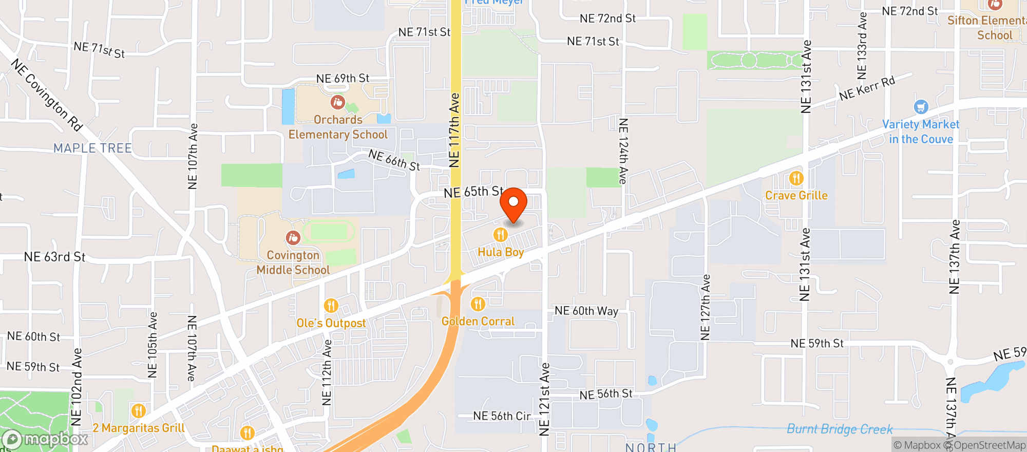 Map showing Grocery Outlet