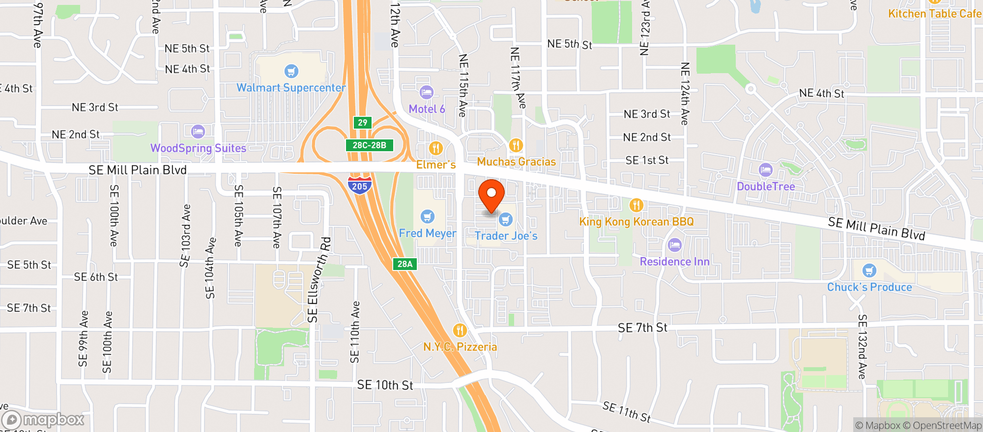 Map showing Vitamin Shoppe - Cascade Park
