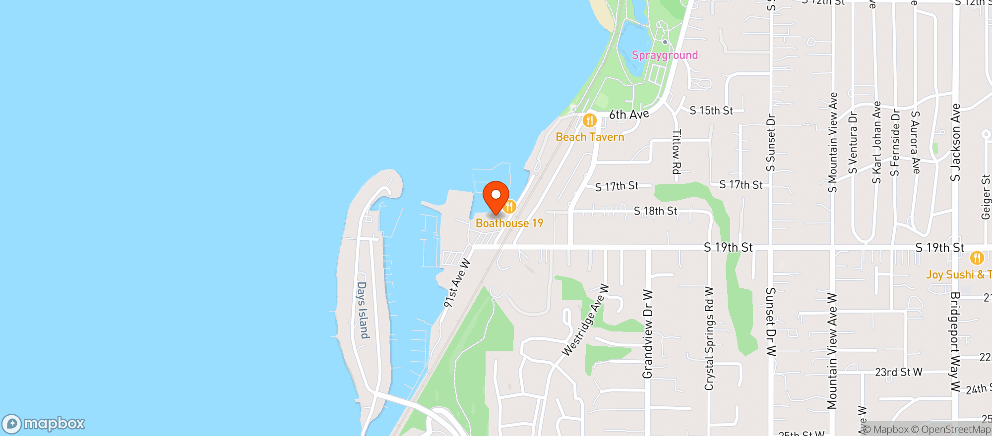 Map showing Narrows Brewing Company