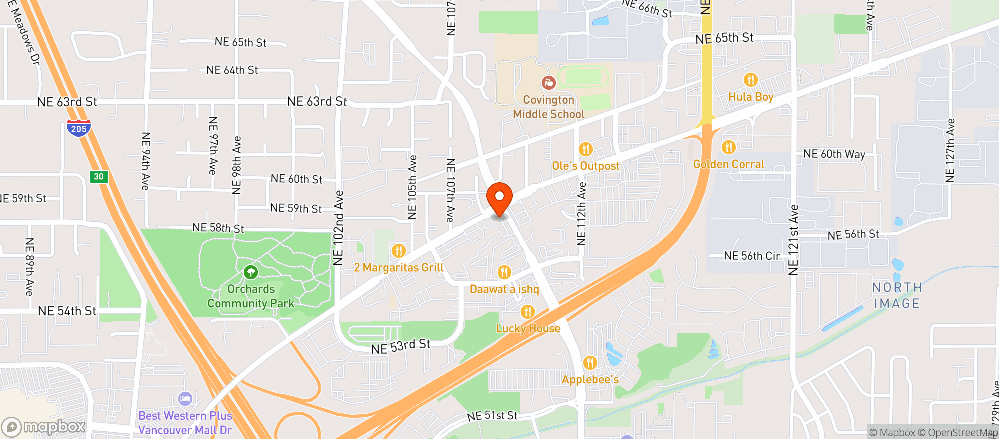 Map showing Gas Towne