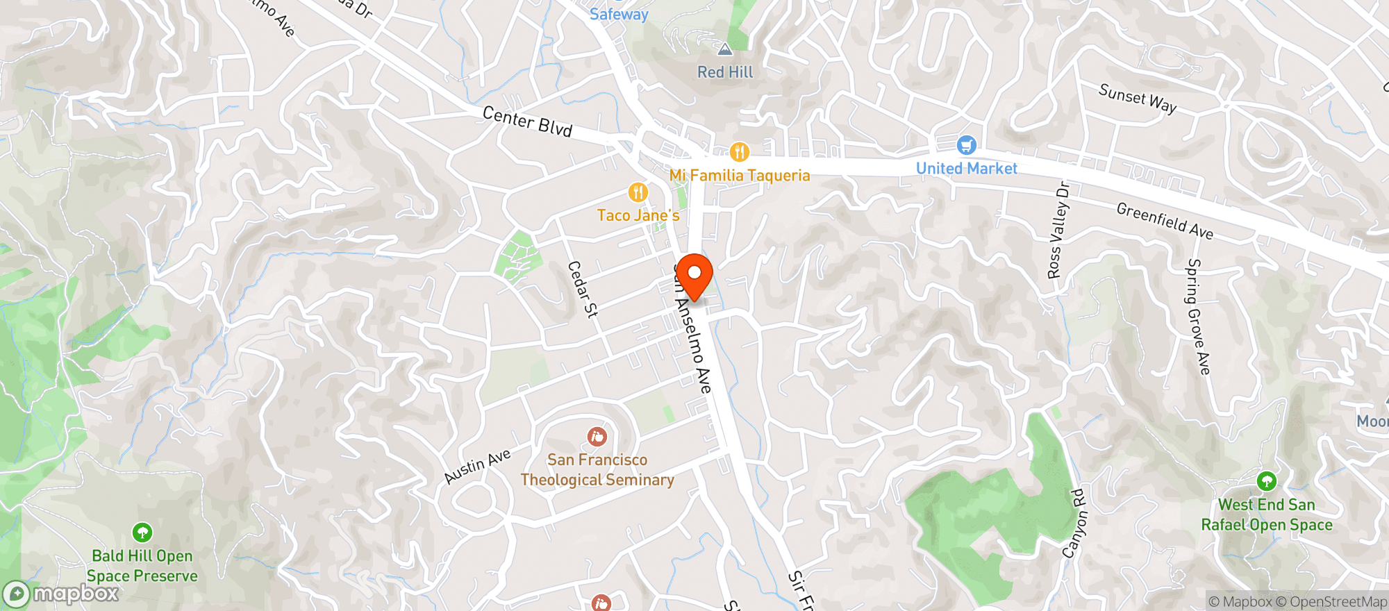 Map showing Insalata's