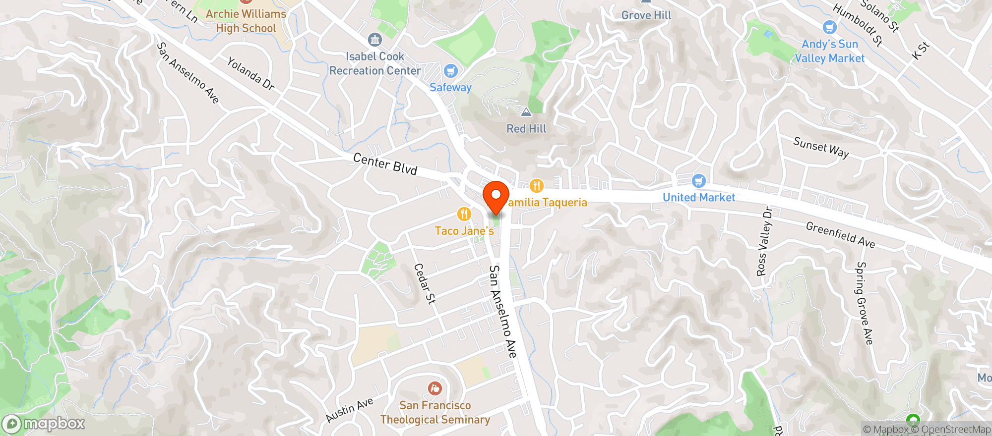 Map showing Souvenir Coffee