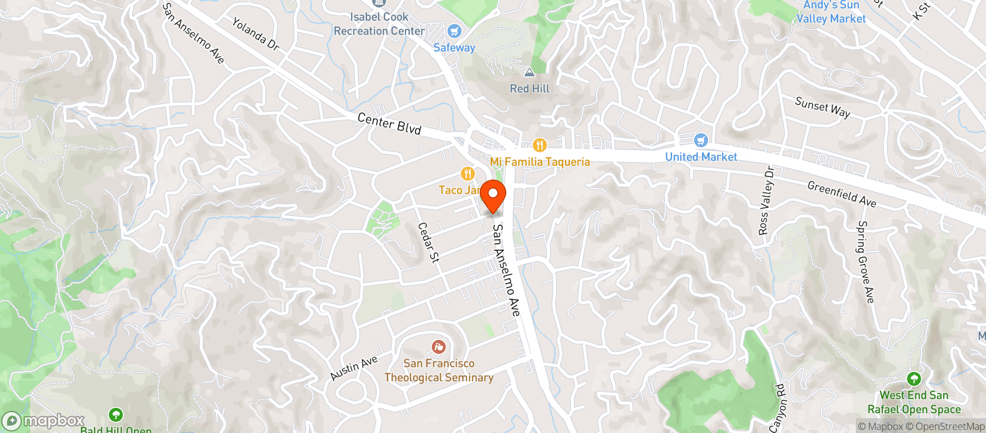 Map showing Ludwig's Fine Wine and Spirits