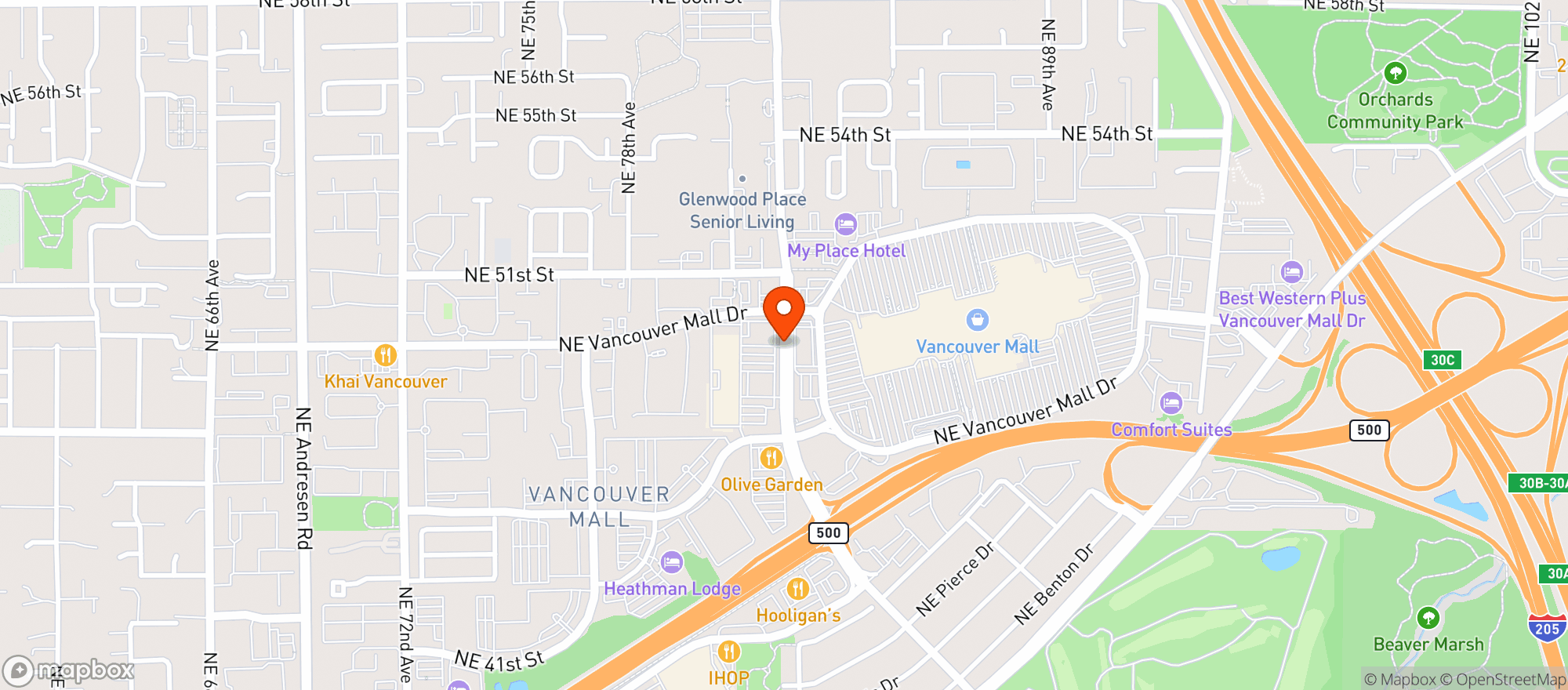 Map showing Total Wine & More