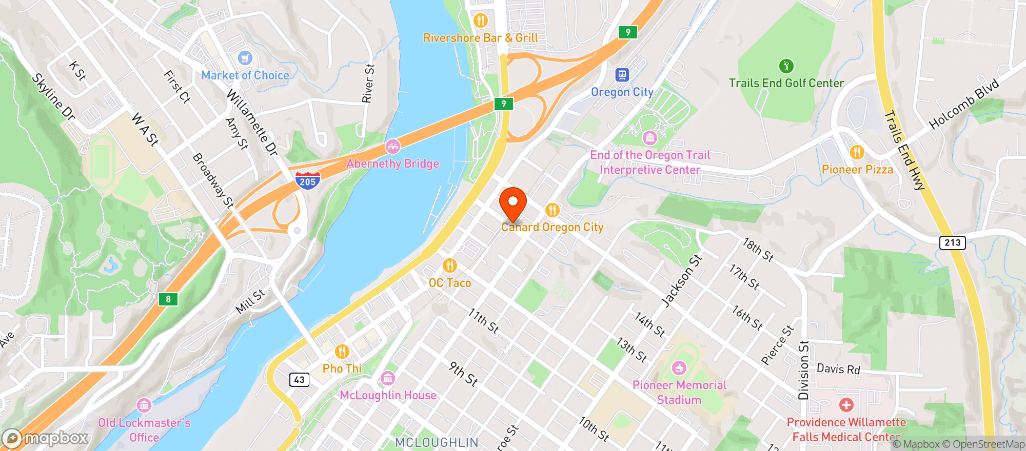 Map showing Corner 14