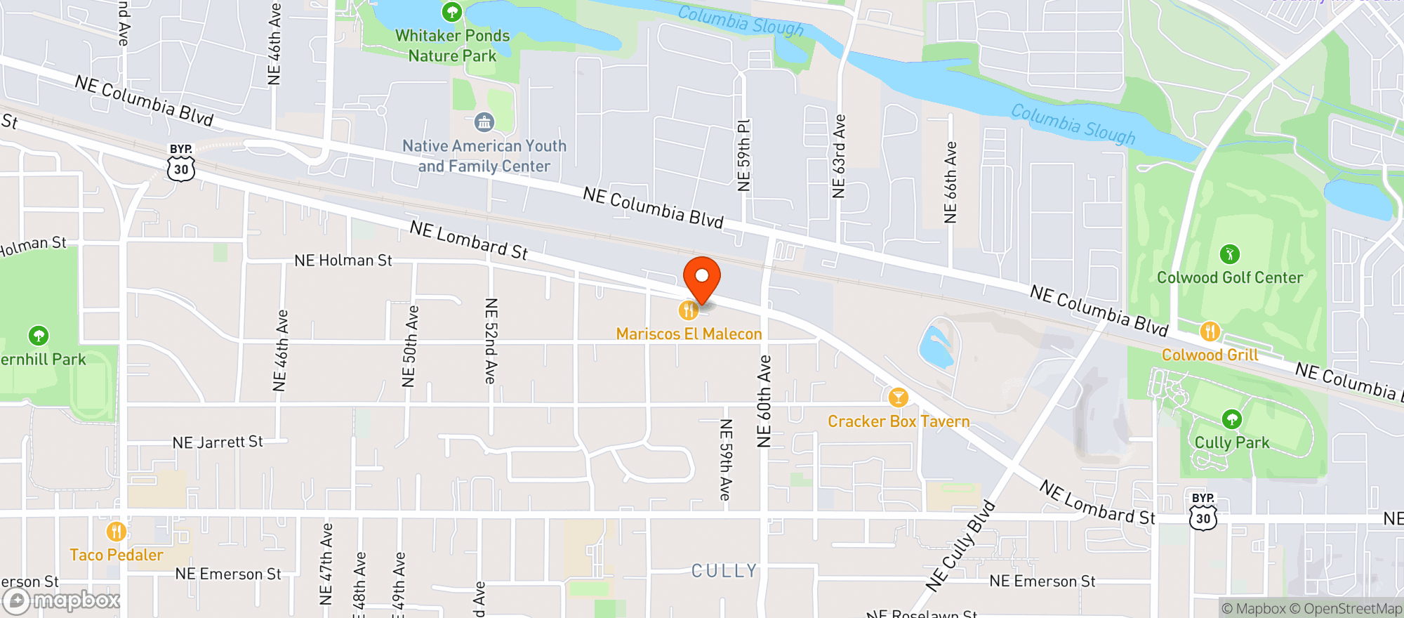 Map showing Ripped City Greenz