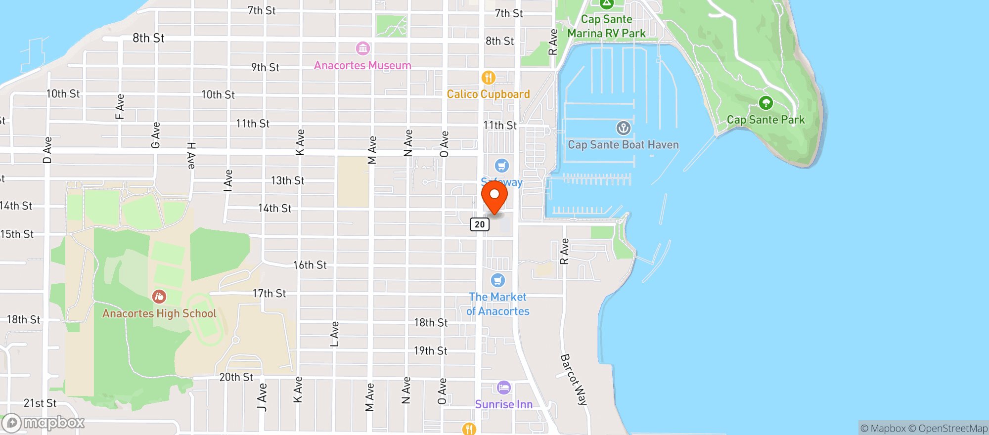 Map showing Compass Wines