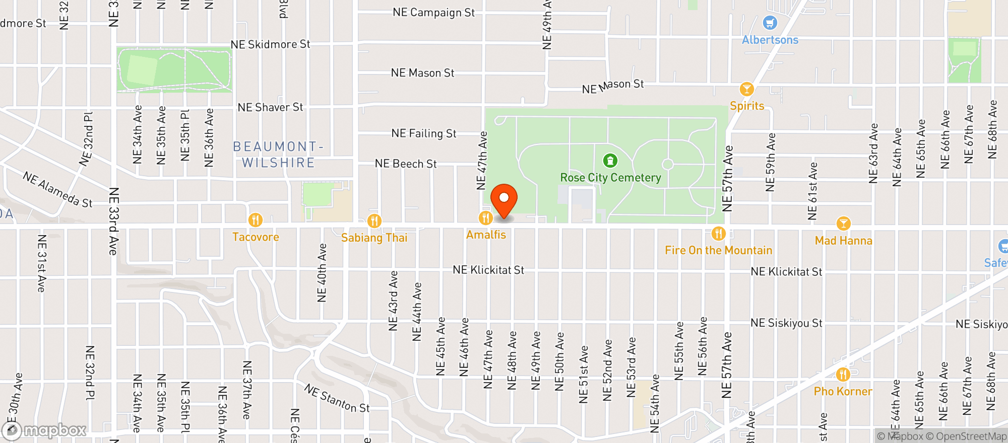 Map showing Liquor Garden