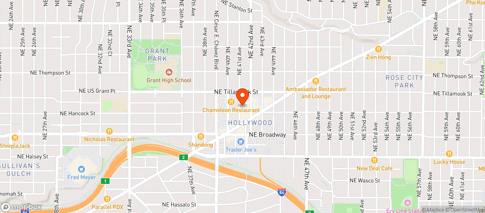 Map showing Nectar Cafe