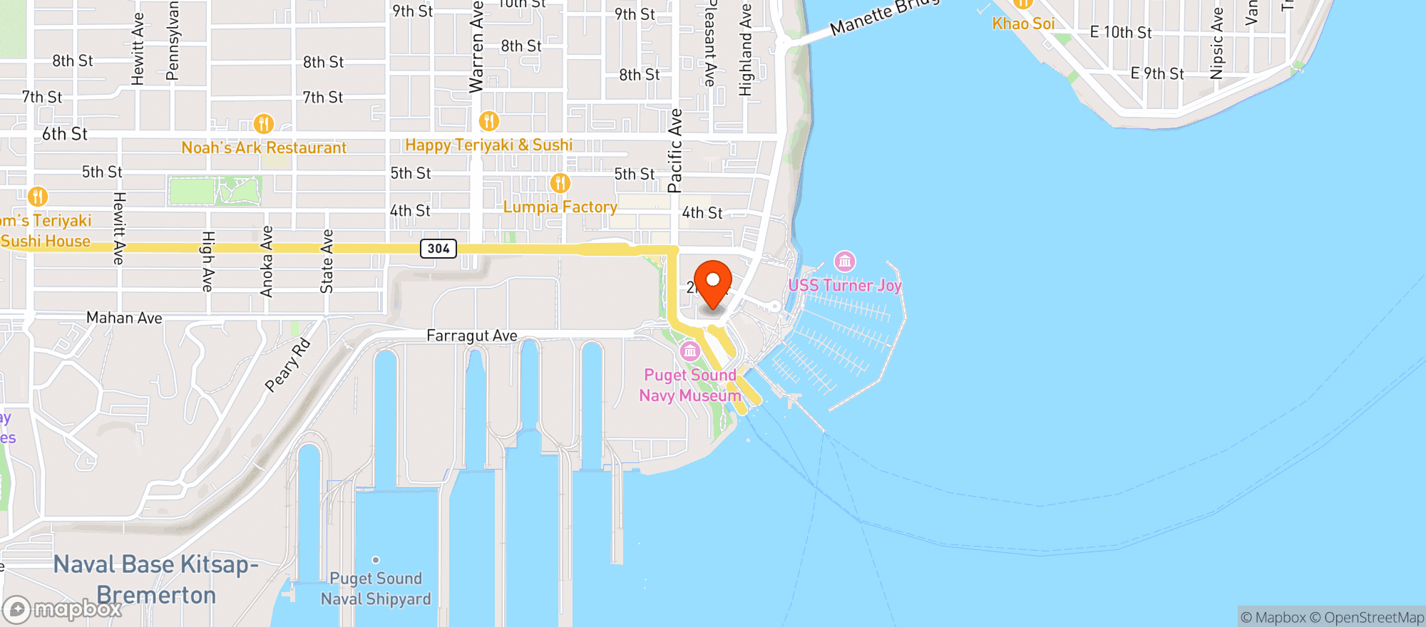 Map showing Drift Inn Tavern