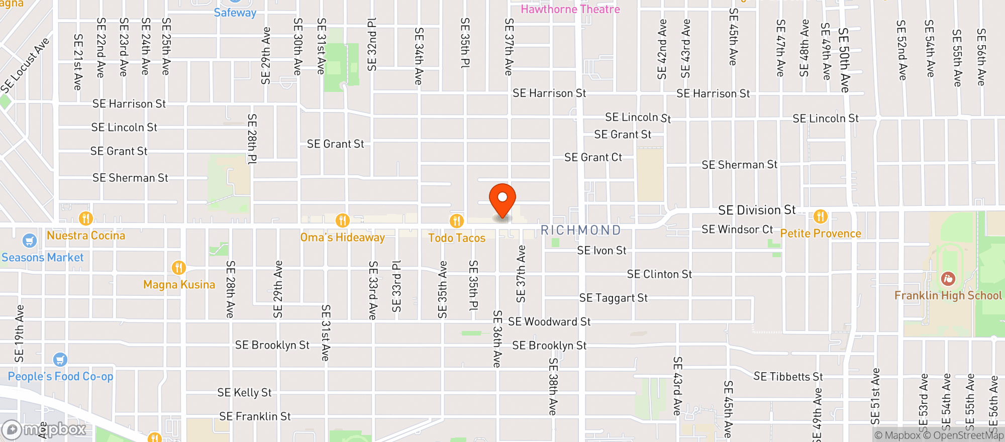 Map showing Brothers Cannabis