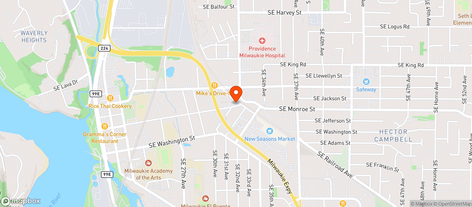 Map showing TODAY'S HERBAL CHOICE - MILWAUKEE