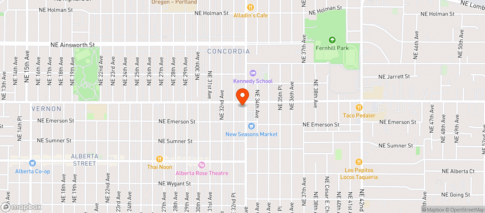 Map showing Weedbucks