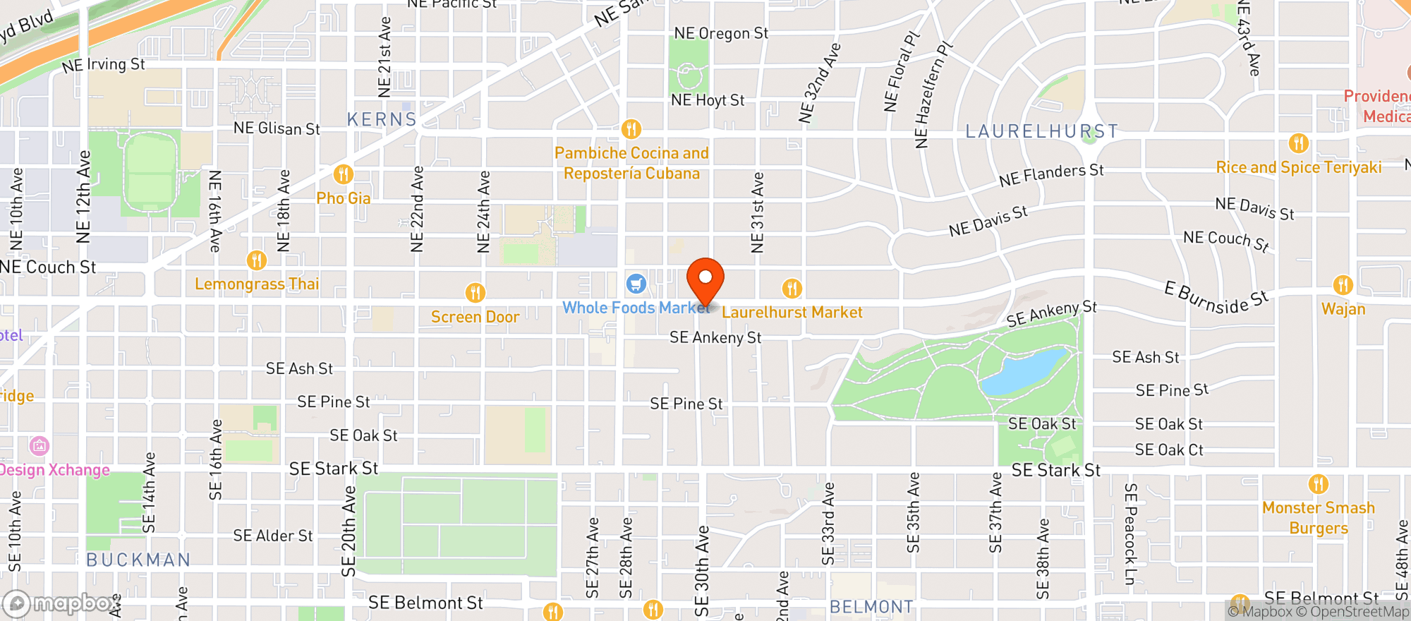 Map showing Flying Fish Company LLC