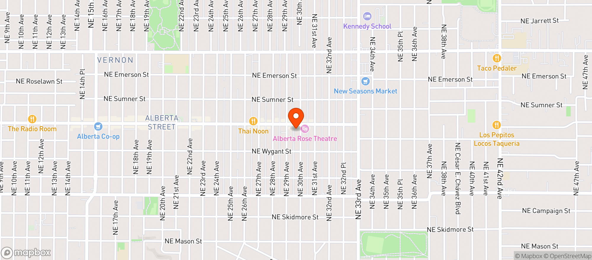 Map showing Assembly Annex - Portland