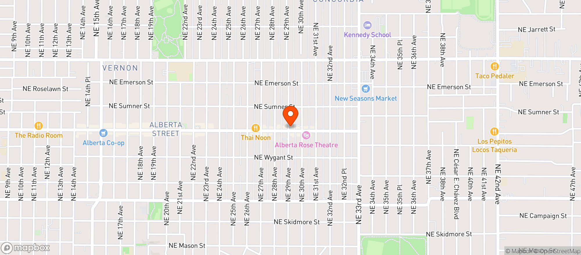 Map showing Clary Sage Herbarium