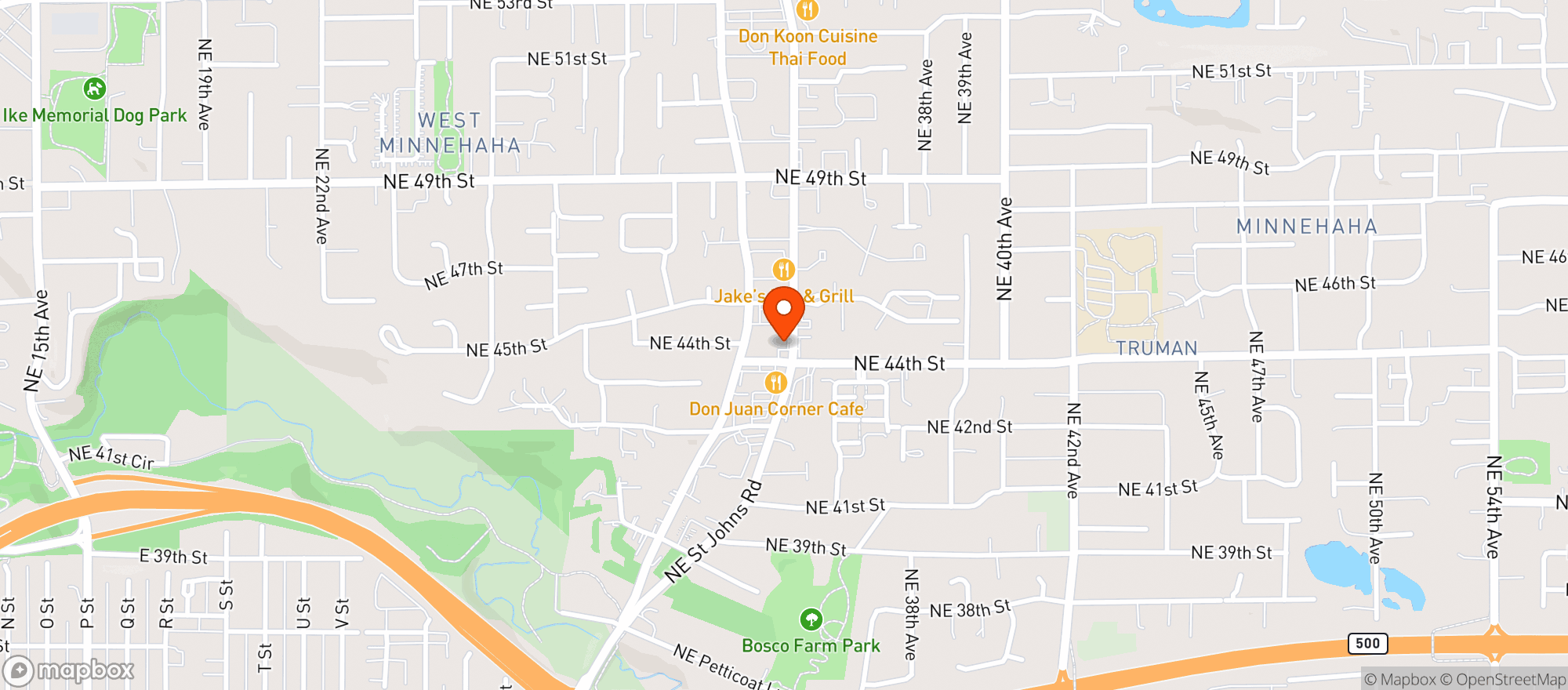 Map showing Handy Andys #8