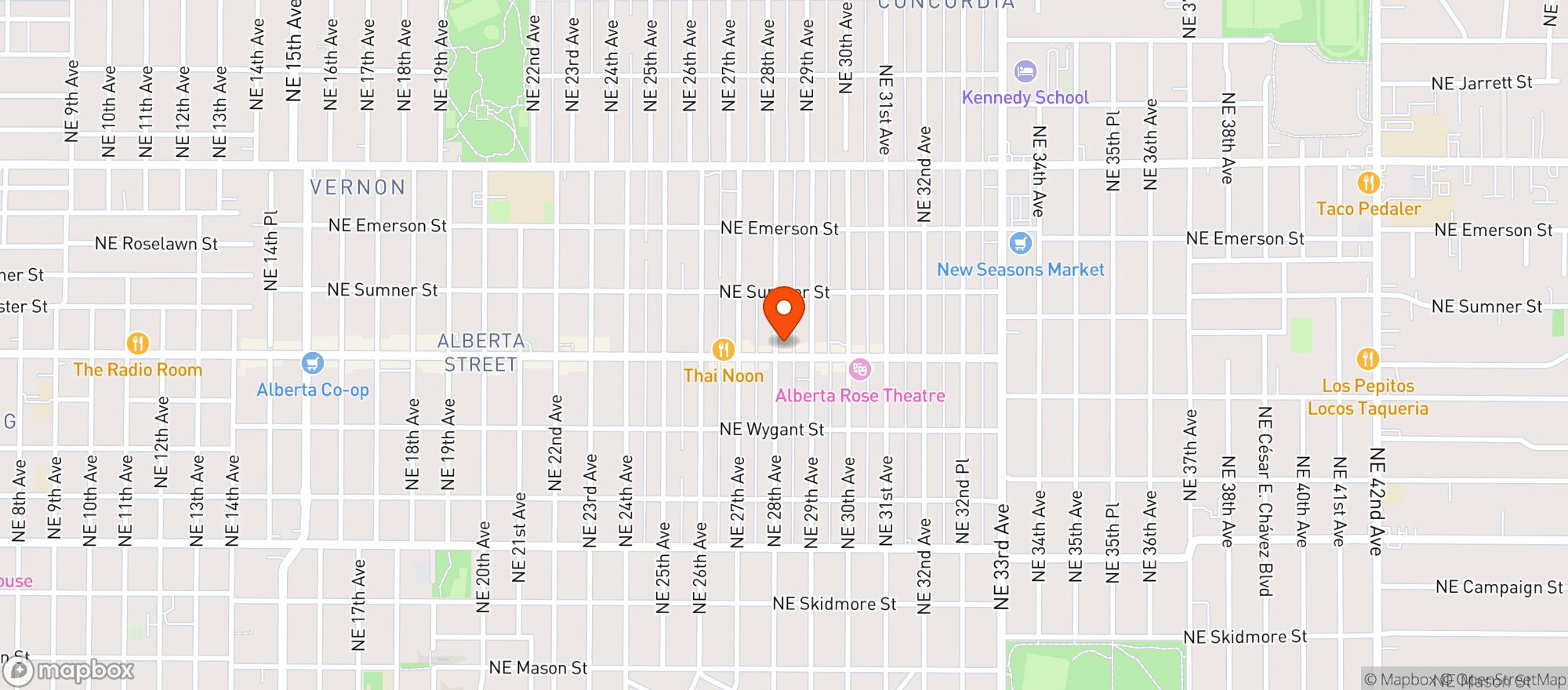 Map showing Gnome Grown - Alberta