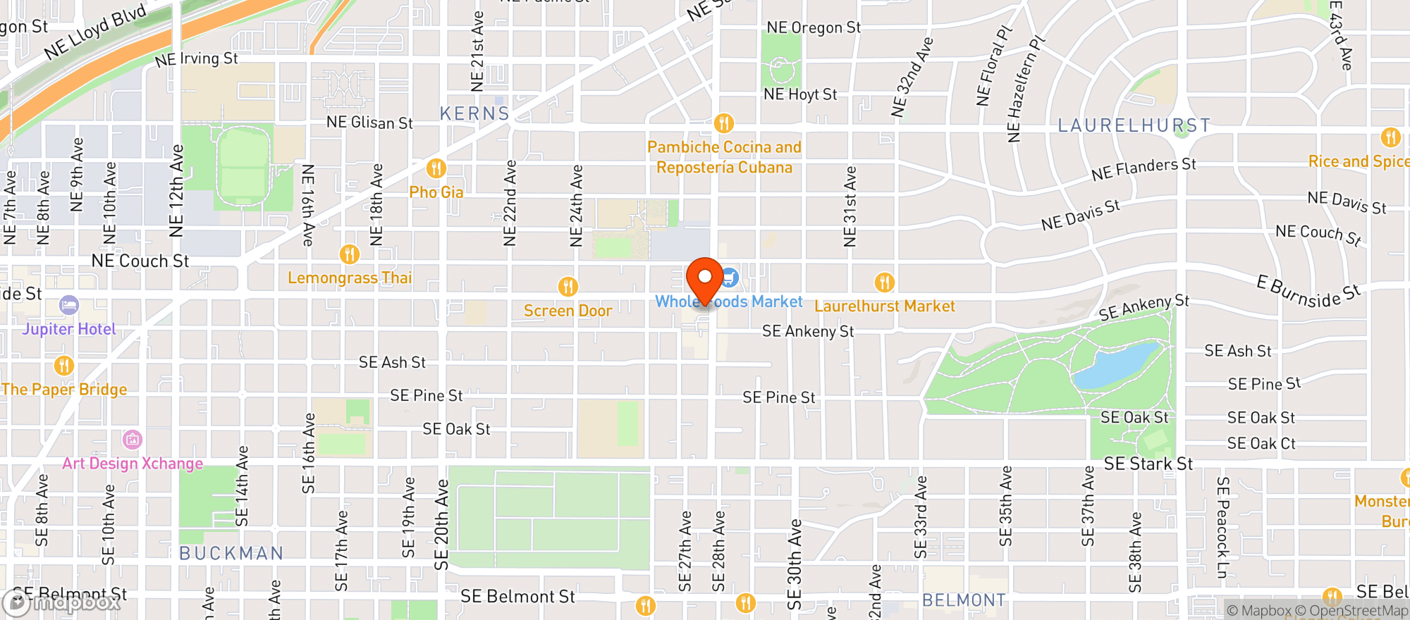 Map showing Holman's Bar
