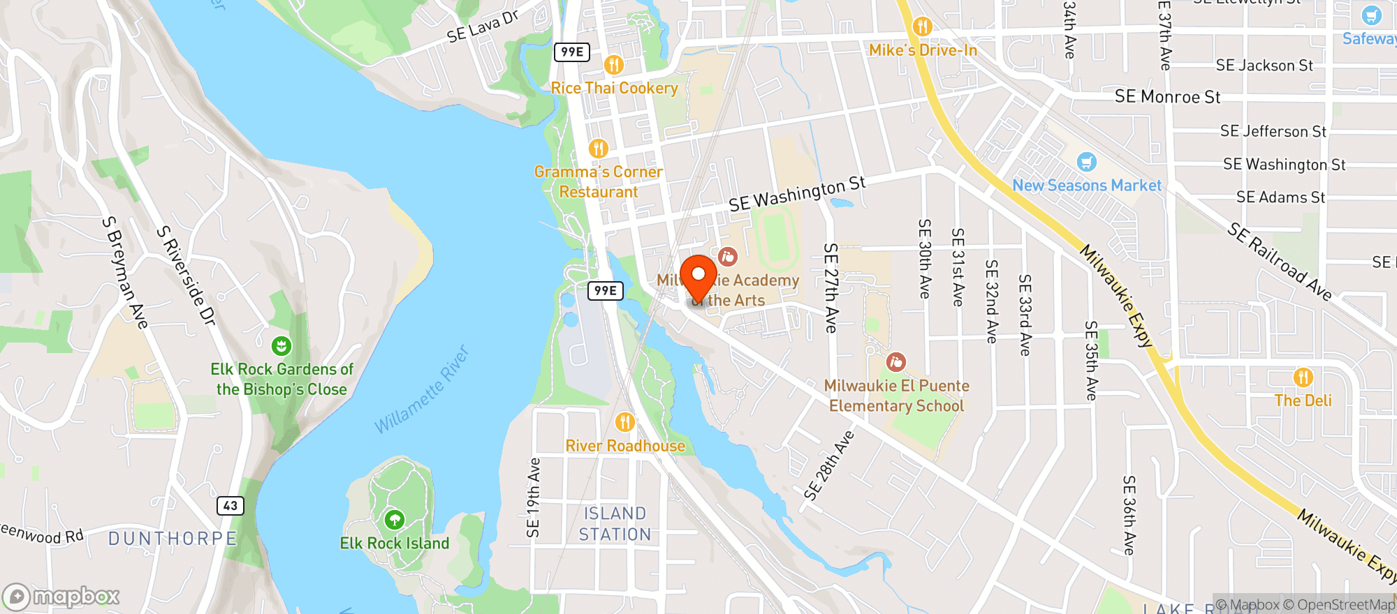 Map showing Decibel Sound