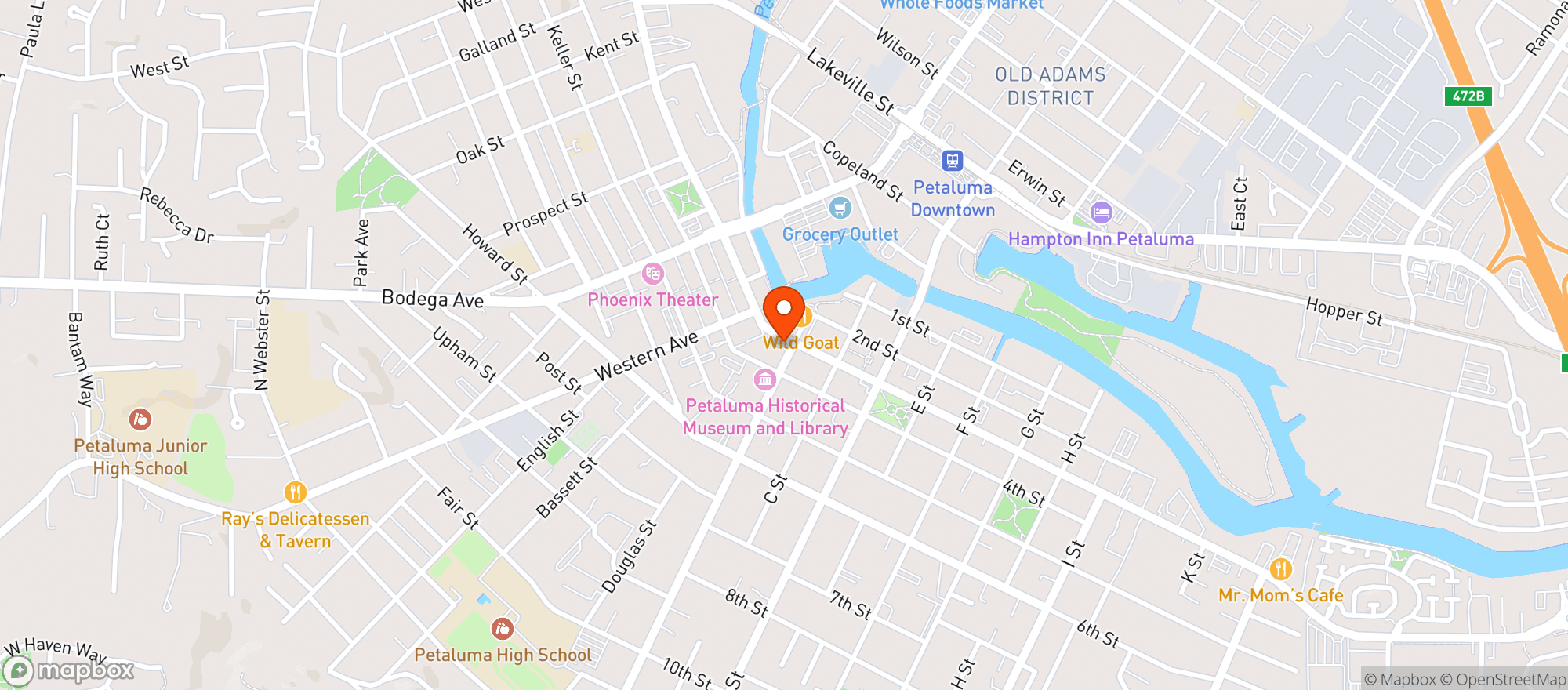 Map showing Mcnears Alehouse