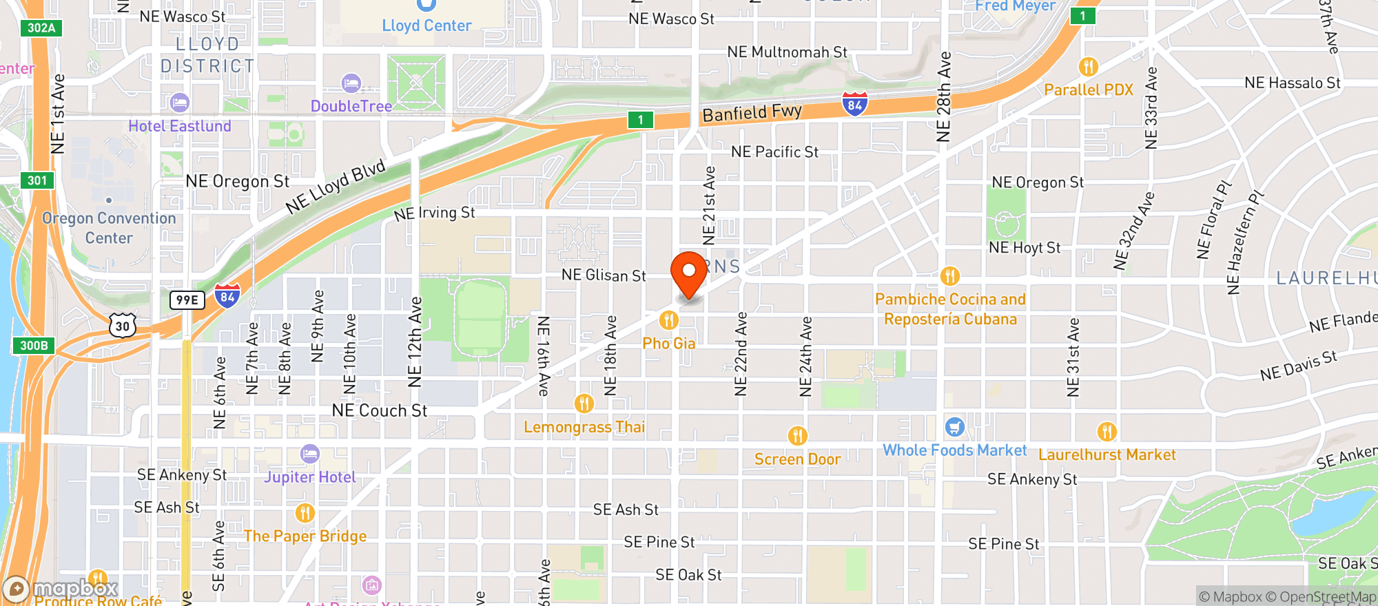 Map showing Electric Lettuce