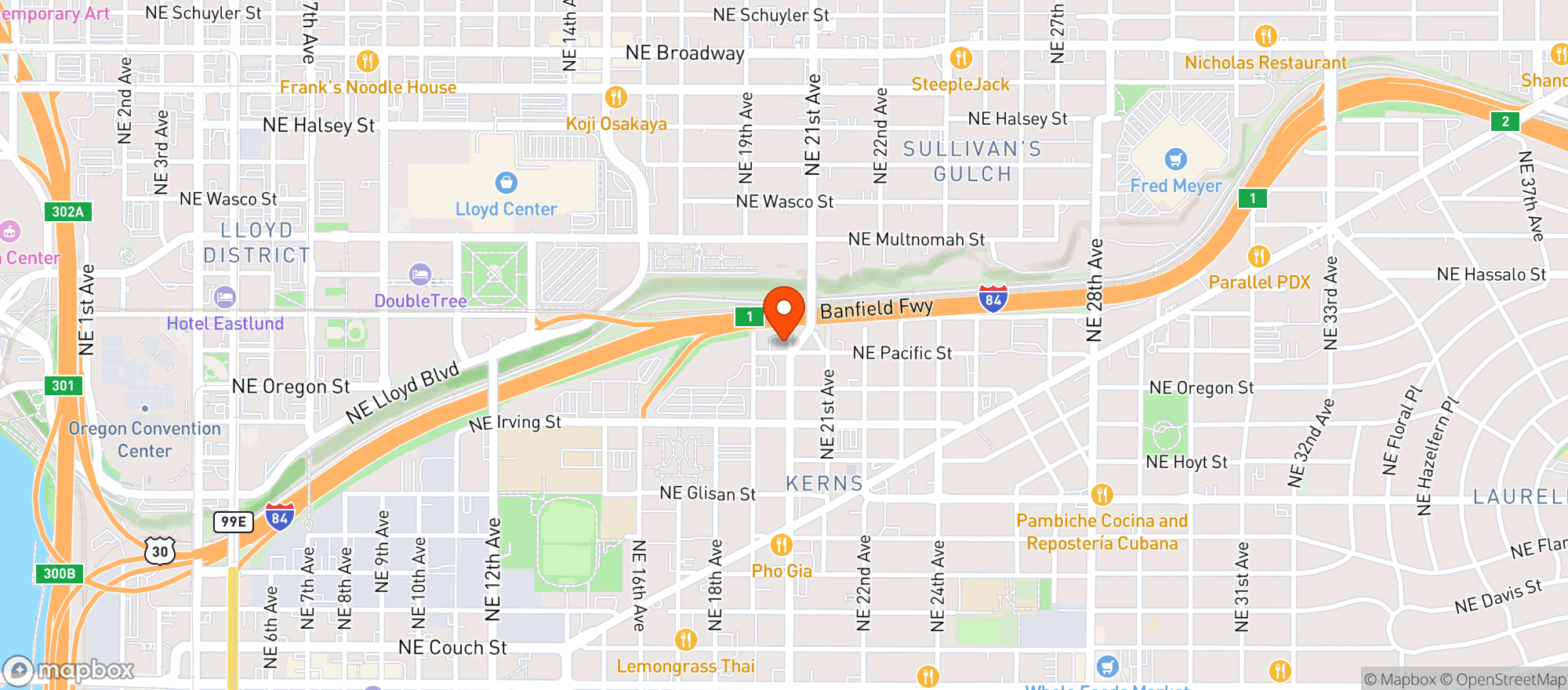 Map showing Homegrown Apothecary