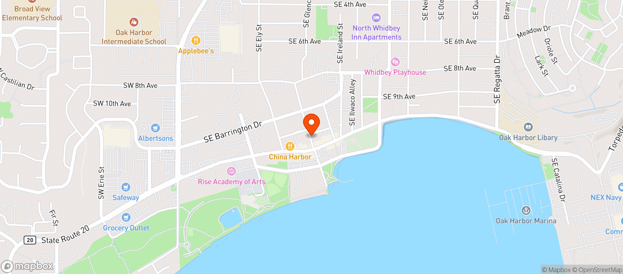 Map showing The Tipsy Jellyfish