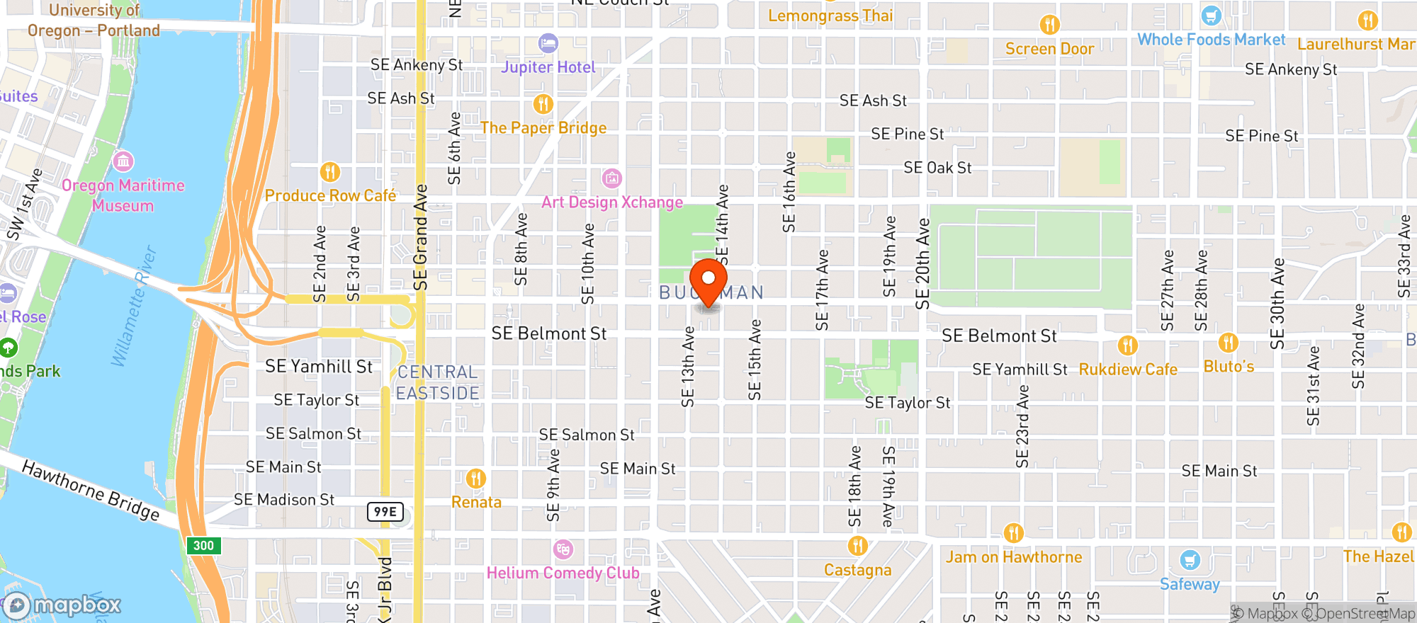 Map showing Brothers Cannabis - Morrison