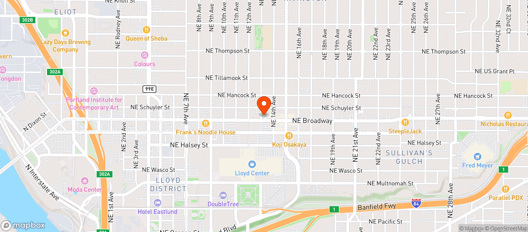Map showing High Mountain Recreational