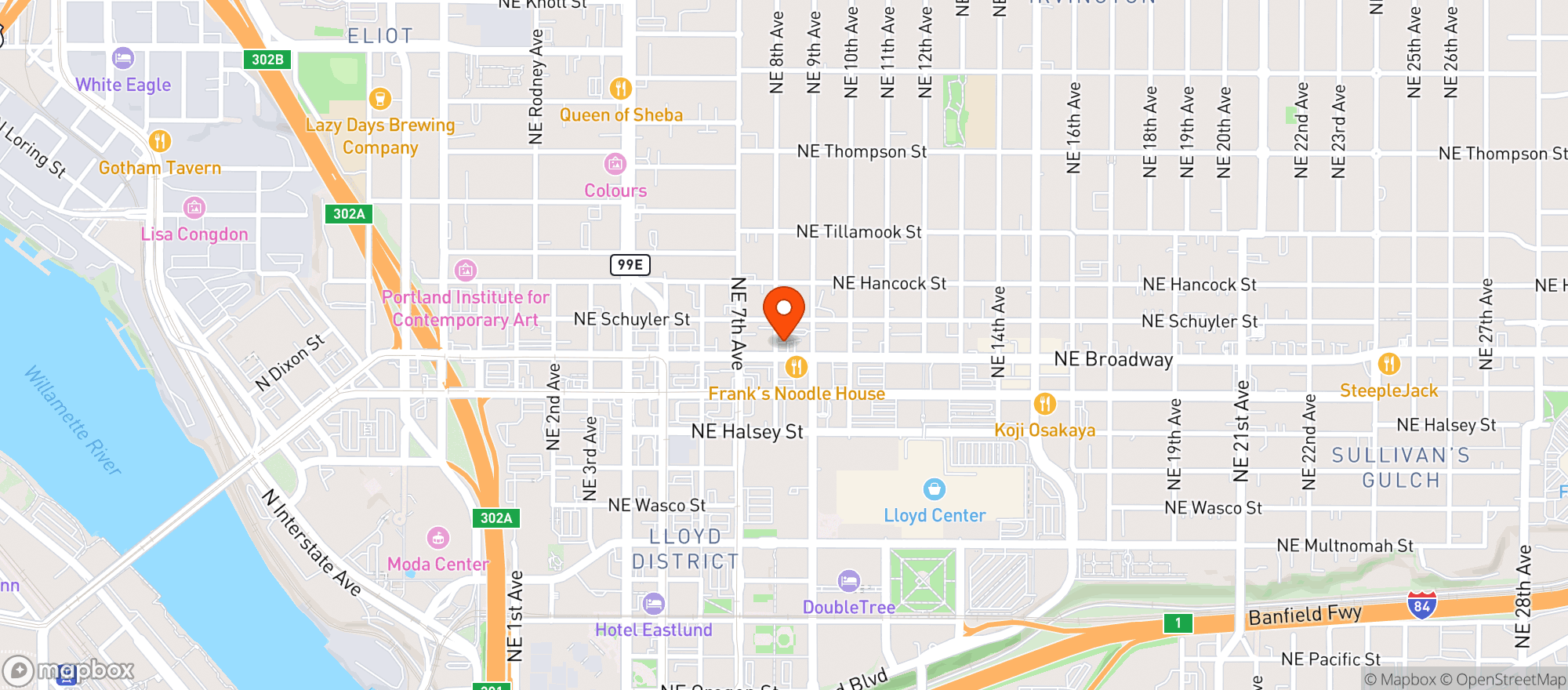 Map showing Fx 420 Inc